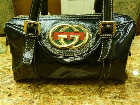 gucci black purses|authentic black gucci purse.